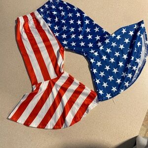 American flag bell bottoms